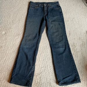Rare Bobson Lot L530 Medium Dark wash 5 pocket Bootcut Jean. 29x34